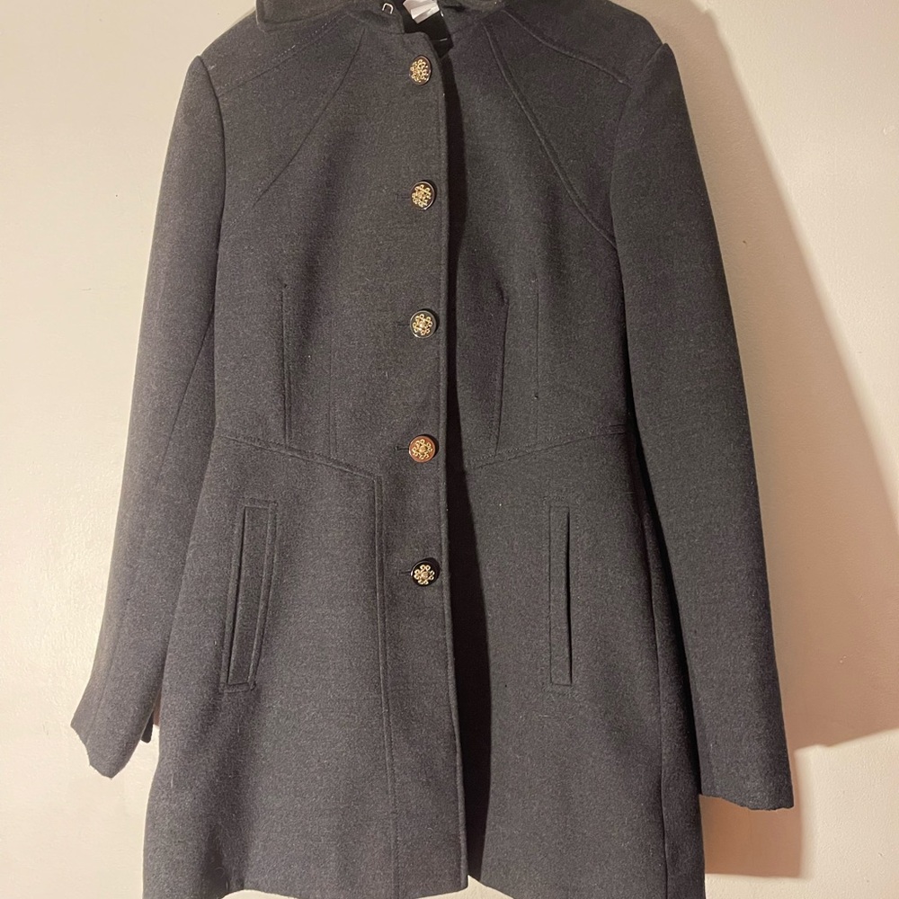 Grey Jessica Simpson trench coat in Good condition